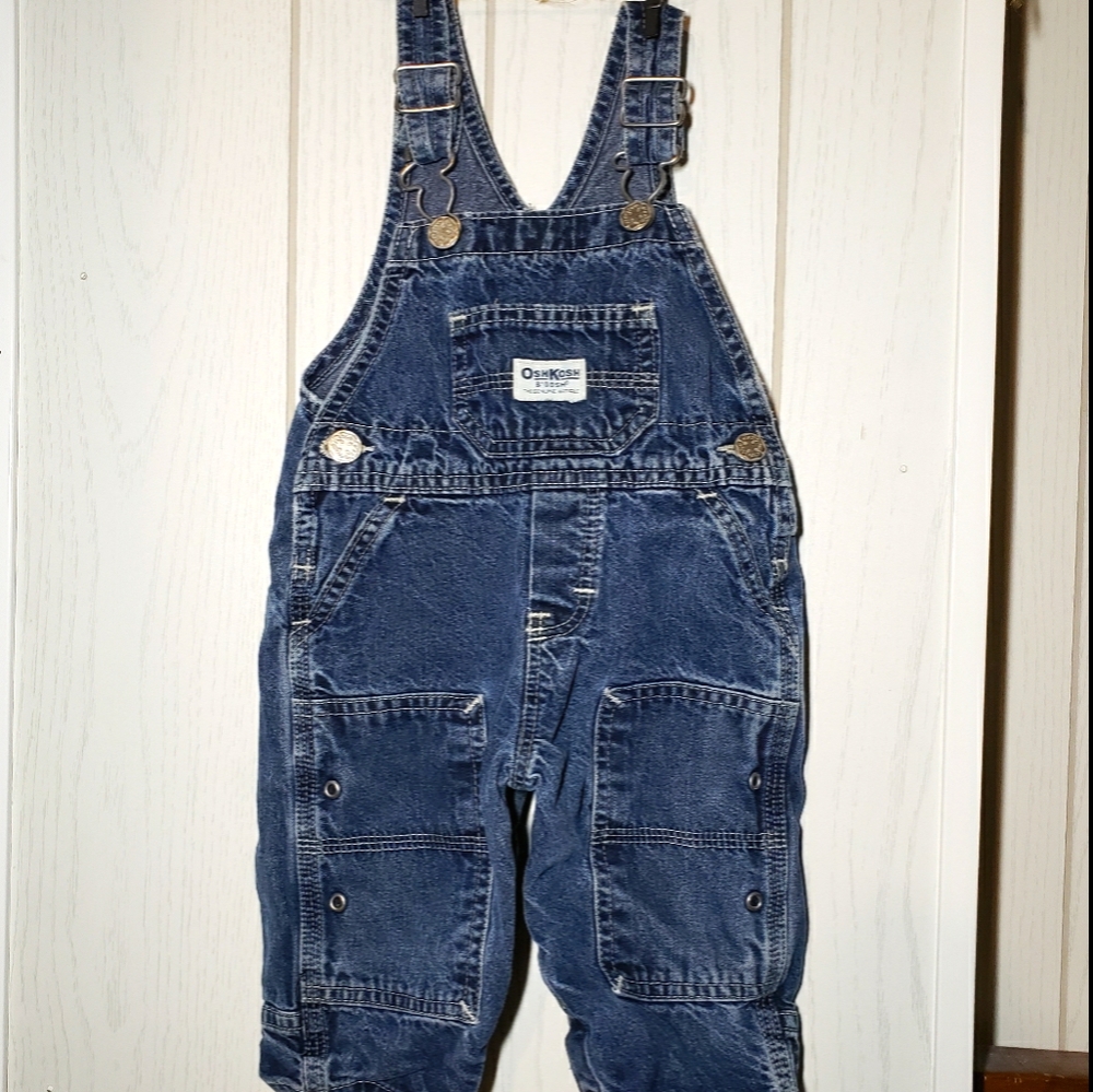 Vintage Oshkosh Toddler Denim Overalls
